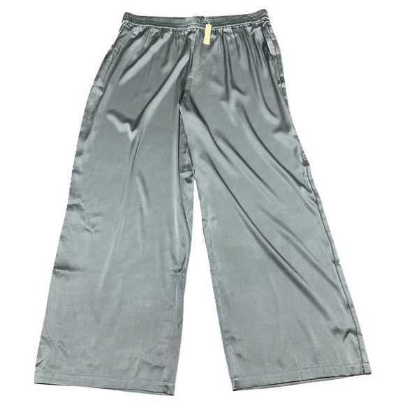 Skims charcoal gray wide leg high waist pants size 2X new - Picture 1 of 5